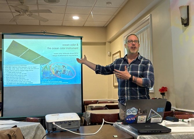 Jeremy Werdell presenting